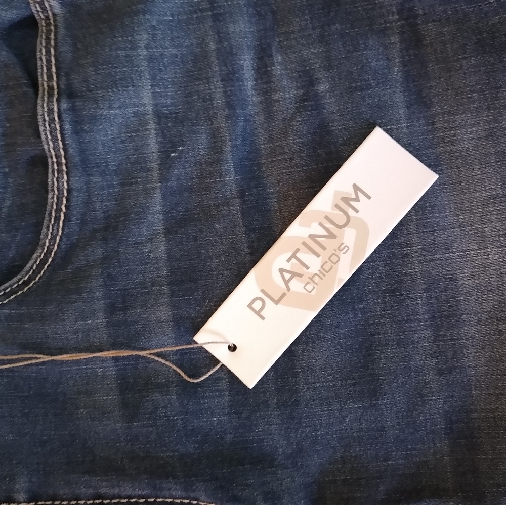 Chicos Platinum Boyfriend Jeans